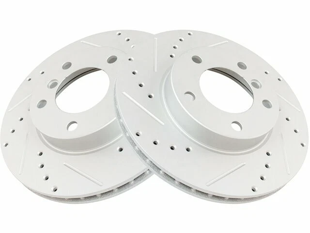 Front TRQ Brake Rotor Set fits BMW 328i 1996-1998 46VJNG Foto 1 de 1