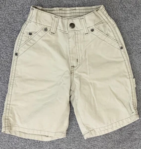 Old Navy Shorts Dungarees Tan Slim Fit Size 4 Waist 16”+ Elastic Waistband NWT - Picture 1 of 12