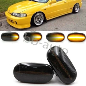 Luces de señal de giro con marcador lateral dinámico LED de humo para 94-01 Acura Integra - Imagen 1 de 5