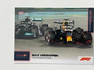 Topps Now Formula 1 F1 2021 Formel 1 081 Max Verstappen The Final lap overtake - Picture 1 of 1