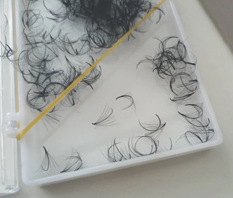 Extensiones de pestañas 8D 0,05 C 10 mm Promade ventiladores 500 pestañas base puntiaguda Promade Foto 1 de 4