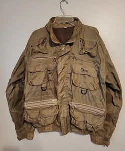 Orvis Brown Fly Fish Multipocket Fishing Jacket Medium fishing lake river - Picture 1 of 9