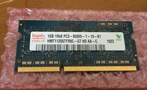 HYNIX Korea Ram 1Rx8 PC3 8500S 1GB HMT112S6TFR8C - Picture 1 of 2