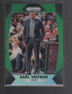 EARL WATSON  2017-18 PANINI PRIZM GREEN PRIZMS CARD #70