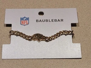 Pulsera ajustable Baublebar NFL Baltimore Ravens logotipo tono dorado - Imagen 1 de 4