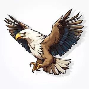 XXXL 40X40 cm Autoaufkleber Sticker Adler Aufkleber - Bild 1 von 1