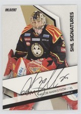 2009-10 Card Cabinet SHL Elitset SHL Signatures Jacob Markstrom Auto