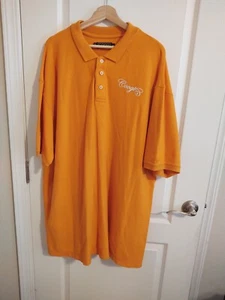 Coogi Shirt Mens XXXL Orange Polo Short Sleeve HipHop Urban Streetwear 90s Y2K - Picture 1 of 6