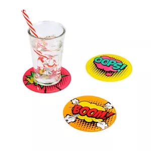 Set of 6 comic strip coasters - Picture 1 of 3