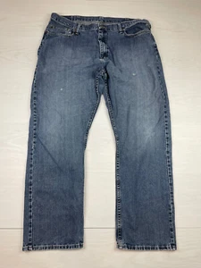 wrangler relaxed fit straight leg mens jeans size 40x32 - Picture 1 of 12