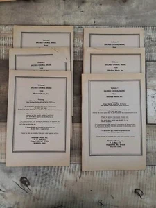 6 Stück SATB 1987 Geistliche Chormusik Zeitungspapier Ausgabe Himshaw Noten - Bild 1 von 8