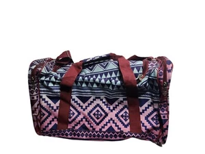 5 Cities Aztec Multi-Colored Carry On hand-held Duffle, Gym Bag - Picture 1 of 4
