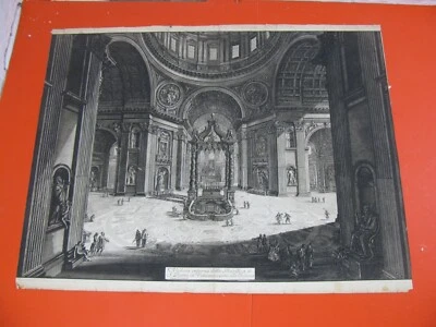 Giovanni Battista PIRANESI  1720 1782 Radierung   (E 170) - Bild 1 von 4