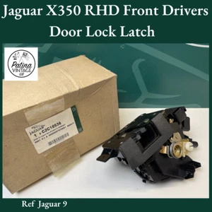 Genuine New Jaguar X350 XJ RHD Front Drivers Door Lock Latch C2c18936-C2C30693 - Picture 1 of 2