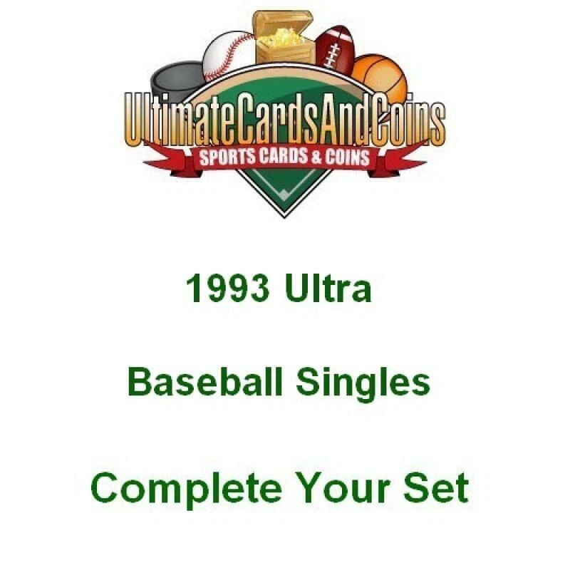 1993 Ultra Baseball Singles 401-649 Complete Your Set NM-MT - Image 1 of 1