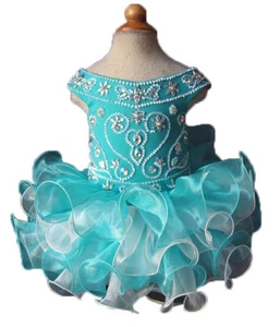 Jenniferwu Pageant Dress Girls' Tulle Princess Wedding Dress for Toddler Baby - Picture 1 of 3