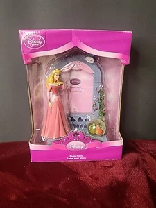 NIB RARE Disney Store Princess Aurora Sleeping Beauty Snowglobe Picture Frame  - Picture 1 of 9