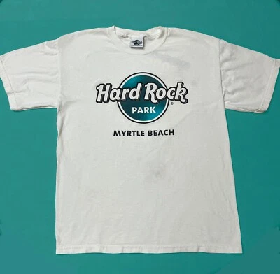 Hard Rock Park Myrtle Beach Tee Shirt Pre-Opening Promotion, Men's Size Medium - Image 1 of 4