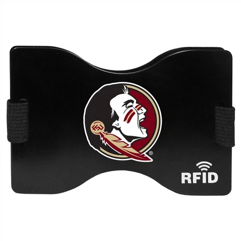 Florida State Seminoles Wallet RFID Blocking Slim Pocket Money Clip NCAA Fan Cover