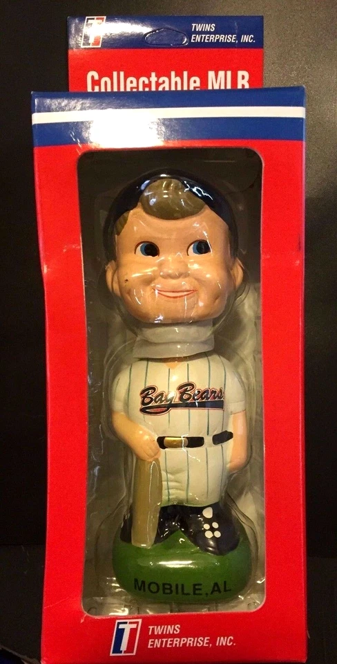 Móvil Alabama Bay Bears Béisbol Menores Niño Bobble Head 2002 Twins Ent Foto 1 de 1