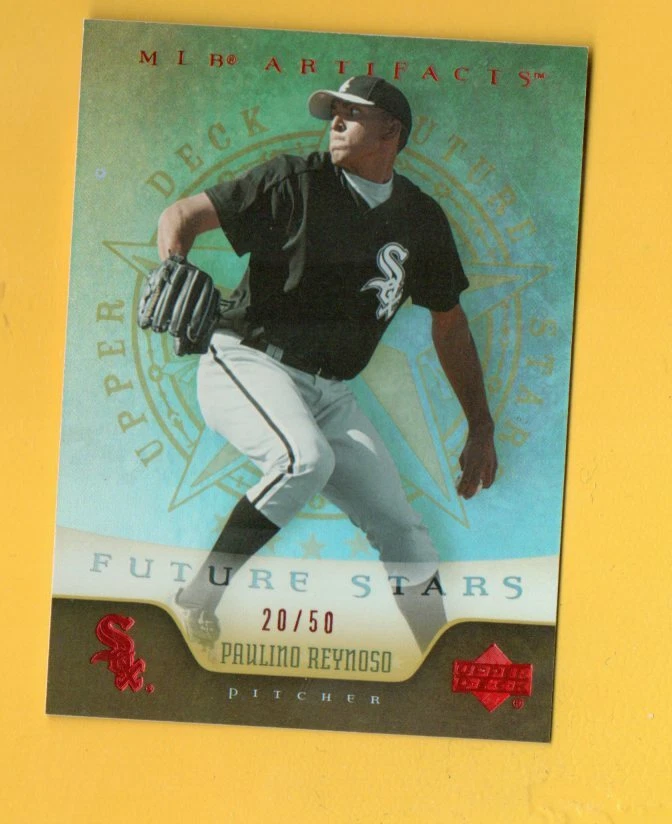 D24726 2005 Artifacts Rainbow Red #255 Paulino Reynoso  WHITE SOX #20/50 - Image 1 of 1