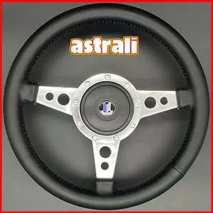 Volante deportivo de cuero Triumph Spitfire de 13" y Boss se adapta hasta 1975 - Imagen 1 de 6