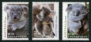 KOALAS IN DANGER 2024 - MNH SET OF THREE (B16) - Picture 1 of 1
