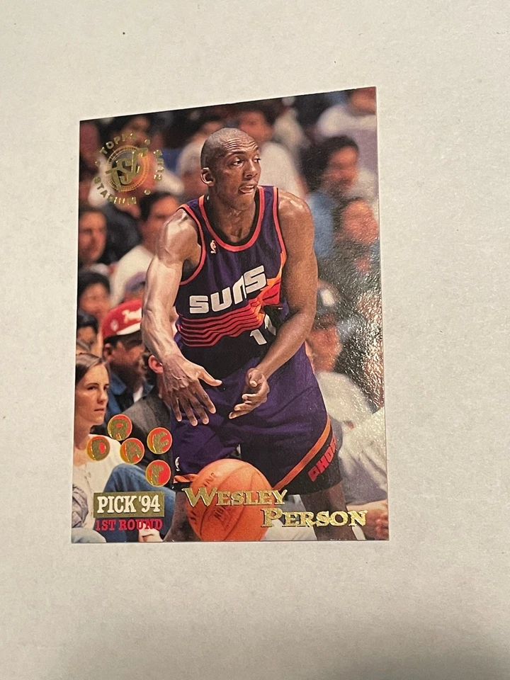 1994-95 Topps Stadium Club - Draft Pick Wesley Person #320 (RC) - Image 1 of 1