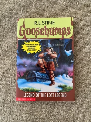 Like New 1st print Goosebumps #47 Legend of the Lost Legend ~ R.L. Stine - Imagem 1 de 4