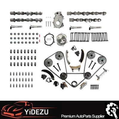 Kit de cadena de distribución de bomba de agua de aceite de árbol de levas para 07-19 GMC Chevy Cadillac Buick 3,0 L Foto 1 de 4
