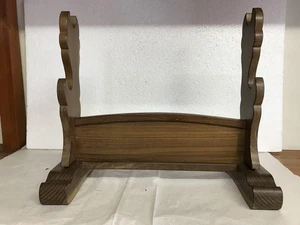 KATANA-KAKE Japanese Samurai Sword Rack Stand Wooden Assembled Japan Antique - Picture 1 of 8