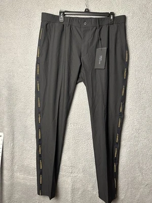 J.LINDEBERG J. Lindeberg Stuart Men's Side Stripe Golf Pant GMPA06876 Black NEW Sz 36 X 32