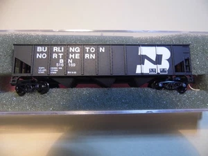 N - Roundhouse 8601 - 40' 3 Bay Rib Hopper, Burlington BN 516169 LN M-M coup - Picture 1 of 2