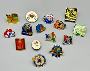¡Lote surtido de prendedores esmaltados ROTARY Organización de Servicio Internacional! - Imagen 1 de 8