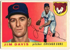 1955 Topps - Jim Davis #68 (RC) (A)VG+ Crease - Picture 1 of 2