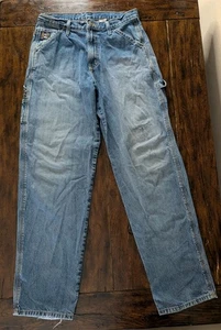 Cinch Carpenter Jeans Men's 32x34 Loose Relaxed Denim Utility Workwear Blue Y2K - Picture 1 of 16