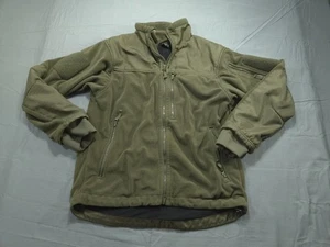 Condor Jacket Mens Green Medium Alpha Micro Fleece Full Zip Warm Coat Sweater - Picture 1 of 6