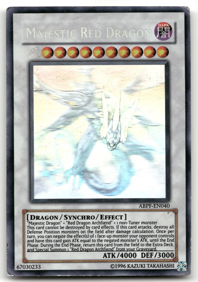Majestic Red Dragon ABPF-EN040 | Ghost Rare | HP | Yugioh - Image 1 of 3