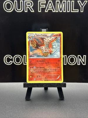 Pokemon TCG Talonflame XY Phantom Forces 10/119 Reverse Holo Rare Card - Image 1 of 4