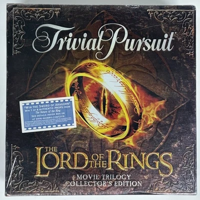 Trivial Pursuit LORD OF THE RINGS Movie Trilogy Collector Edition Game SEALED - Image 1 of 4