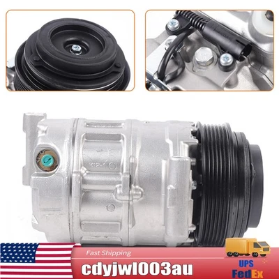 Compressor de ar condicionado com embreagem para Mercedes-Benz E320/ML320 3.2L 1996-2002 - Imagem 1 de 4