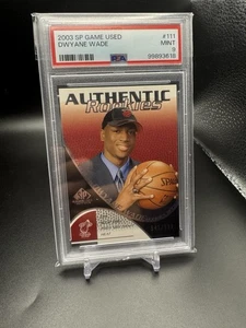 2003-04 SP Game Used - Authentic Rookies Dwyane Wade /999 LSA 9 Heat Rookie - Picture 1 of 3