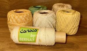 De Colección J&P Abrigos Cordón Crochet Clark’s Big Ball Hilo Margarita Hilo Lote Surtido - Imagen 1 de 10