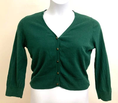 Chaps Denim Verde Oscuro 100% Algodón Encogerse de hombros Talla L Foto 1 de 4