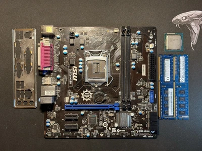 Scheda Madre MSI H81M-P33 V2 + RAM DDR3 8GB + CPU Intel Core i5-4460 - Immagine 1 di 4