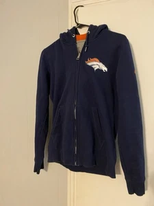 Nike NFL Denver Broncos NFL Fleece Lined Jacket - Medium Navy Blue - Picture 1 of 4