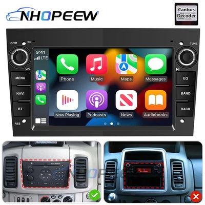 8Core 4+64G Android 15 Autoradio Carplay Für Opel Astra Corsa Zafira Meriva WiFi - Bild 1 von 4