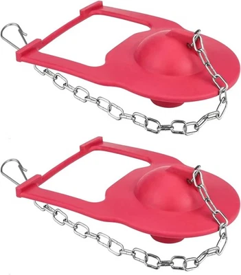 Kohler Toilet Tank Parts, 2-Pack Flapper Replaces Parts Red  - Image 1 of 4