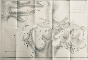 1876 Antique Print A MAP OF STONEHENGE AND ITS ENVIRONS by J. Bruce Nichols Esq - Picture 1 of 12