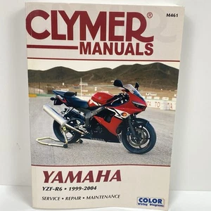 1999-2004 Yamaha YZF-R6 Clymer Service Manual M461 Motorcycle Repair Manual - Imagen 1 de 19